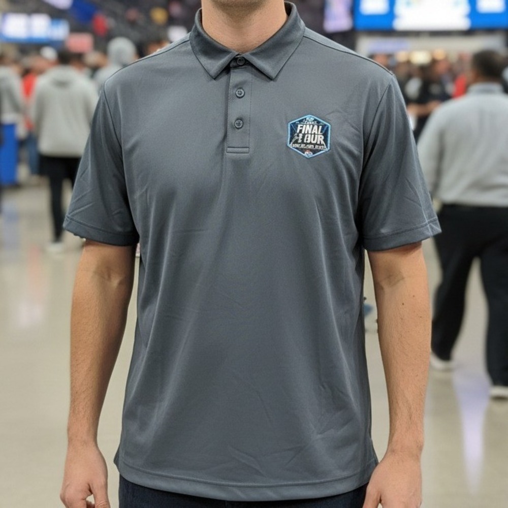 Under Armour Men's NCAA Final‎ Four Houston 2023 Polo Shirt Gray MD